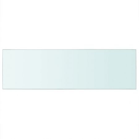 Shelf Panel Glass Clear 80x25 cm