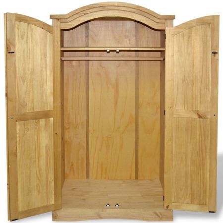 Wardrobe Mexican Pine Corona Range 2 Doors