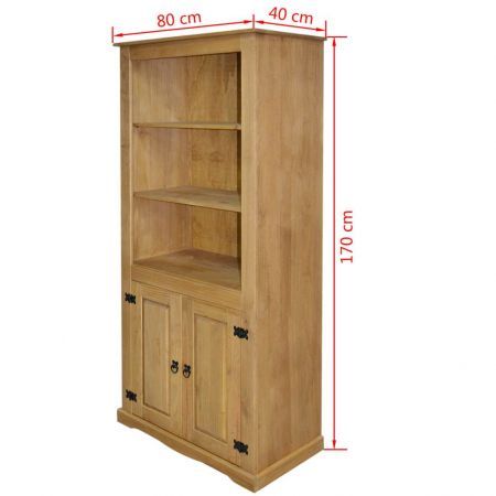 Cupboard Mexican Pine Corona Range 80x40x170 cm