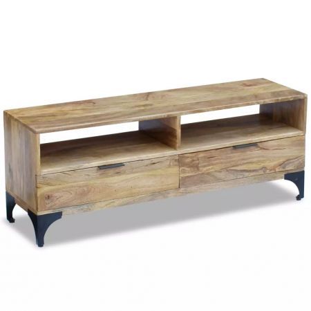 TV Stand Mango Wood 120x35x45 cm