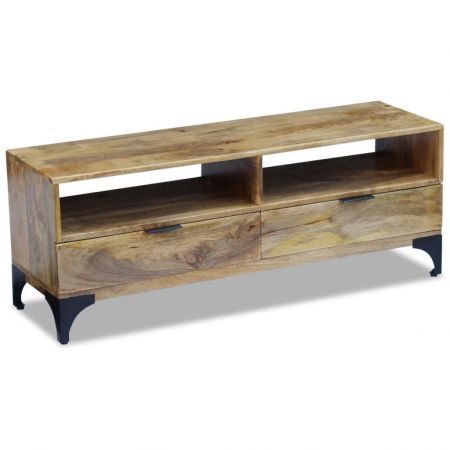 TV Stand Mango Wood 120x35x45 cm