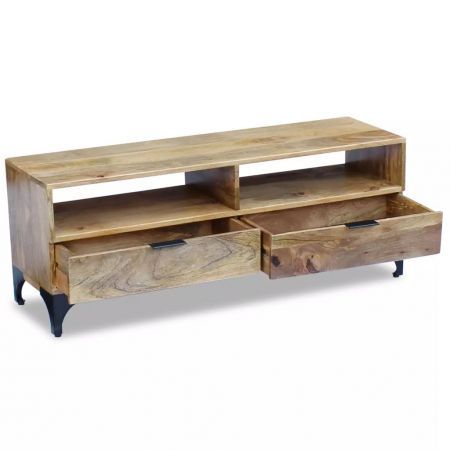 TV Stand Mango Wood 120x35x45 cm