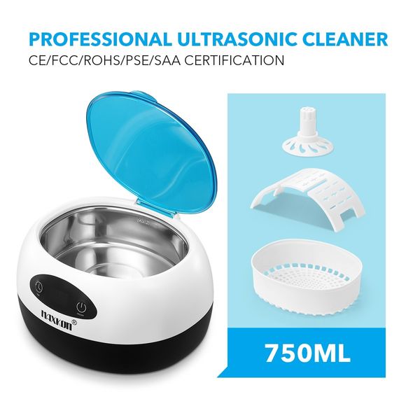 MAXKON 750ml Ultrasonic Jewellery Cleaner for Rings Necklaces Watches Glasses