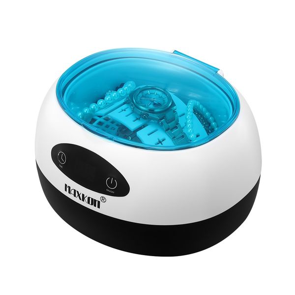 MAXKON 750ml Ultrasonic Jewellery Cleaner for Rings Necklaces Watches Glasses