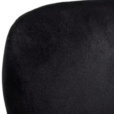 Armchair with Egg Shape Black