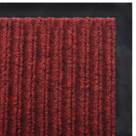 Door Mat 90 x 60 cm PVC Red