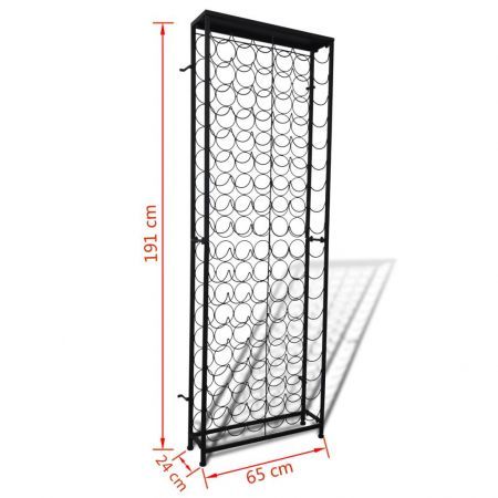 Wine Rack for 108 Bottles Metal