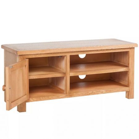 TV Cabinet 103 x 36 x 46 cm Solid Oak Wood