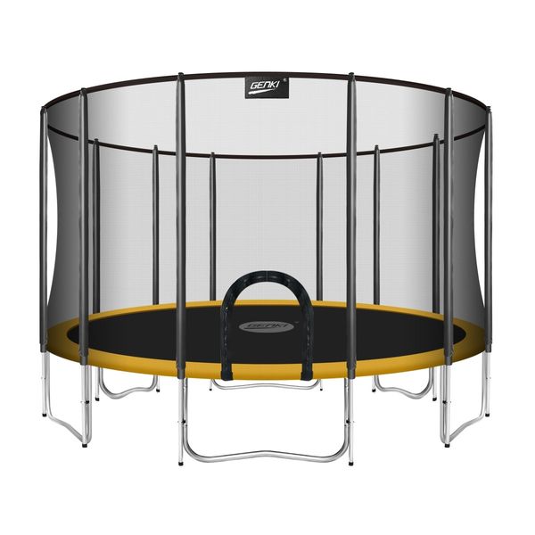 Genki 16ft Trampoline with Safety Enclosure Net