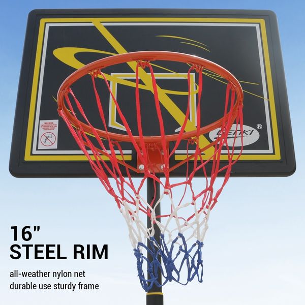 1.55-2.6m Kids Adult Portable Basketball System Hoop Stand