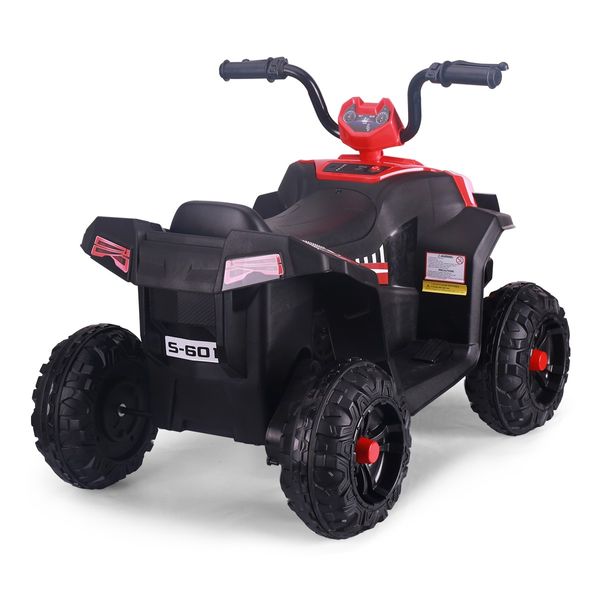 6V ATV Ride On Car Kids Electric Toy Battery Powered w/Start Forward Back Function