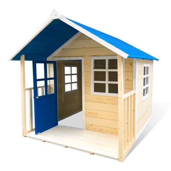 Wooden Kids Cubby House Playhouse