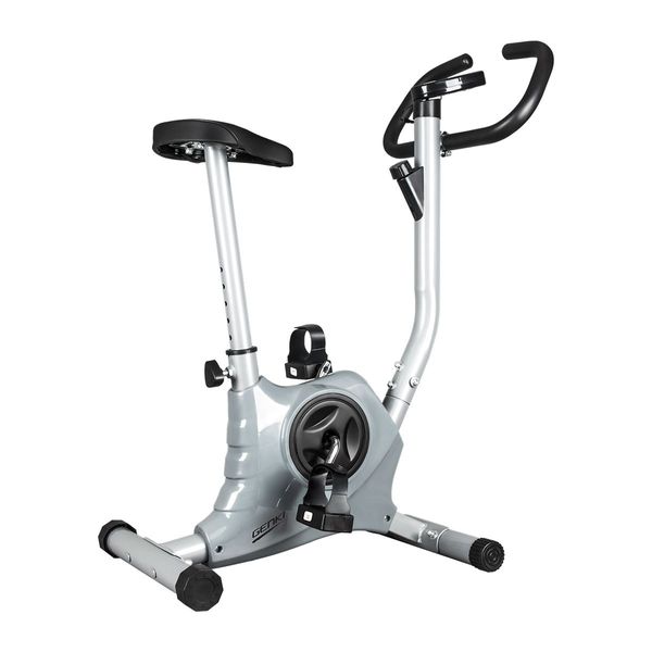 Genki Belt Bike Excercise Bike Cardio Equipment Upright Spin Bike Grey