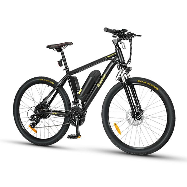 Auswheel Upgraded 26'' Electric Bike eBike Mountain Bicycle 36V 250W 21 Speed Shifter