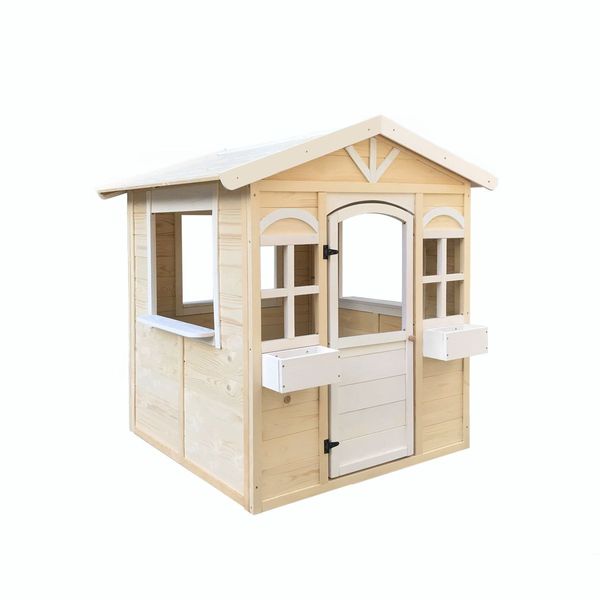 Outdoor Kids Cubby House Wooden Playhouse 