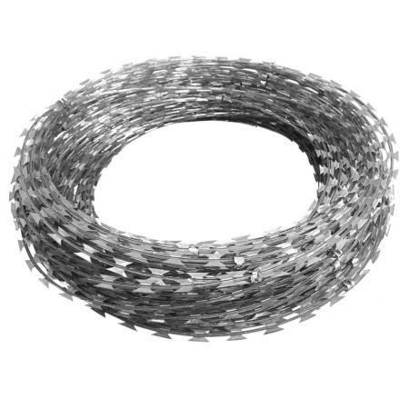 BTO-22 Clipped Concertina NATO Razor Wire Galvanised Steel 60 m