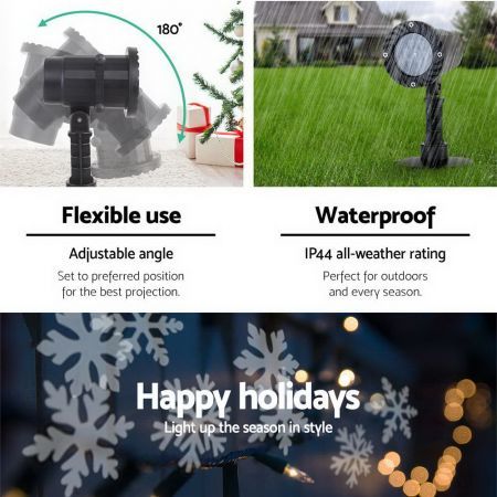 Jingle Jollys Christmas Lights Projector Light Outdoor Decorations Outdoor