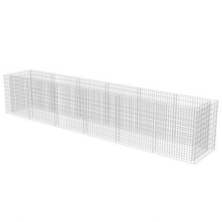 Gabion Planter Galvanised Steel 540x90x100 cm