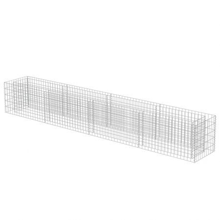 Gabion Planter Galvanised Steel 360x50x50 cm