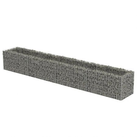 Gabion Planter Galvanised Steel 360x50x50 cm