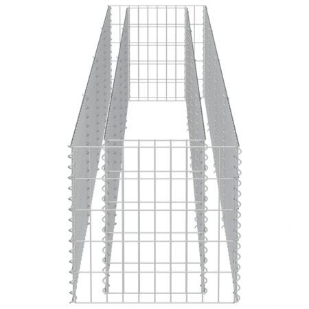 Gabion Planter Galvanised Steel 360x50x50 cm