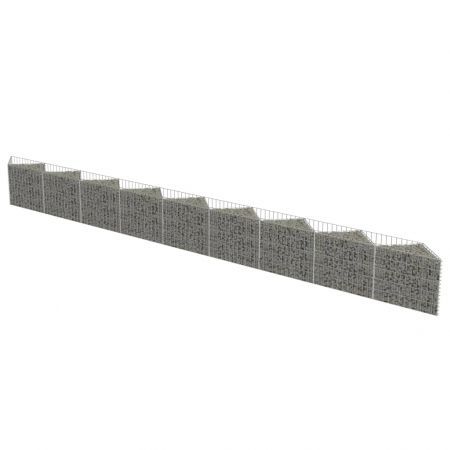 Gabion Wall Galvanised Steel 630x30x50 cm