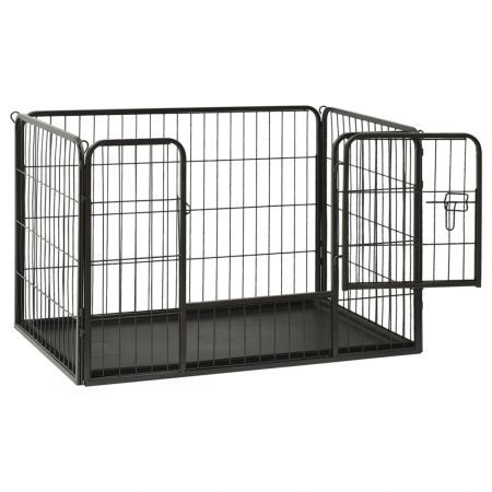 Puppy Playpen Steel 91,5x59x61cm