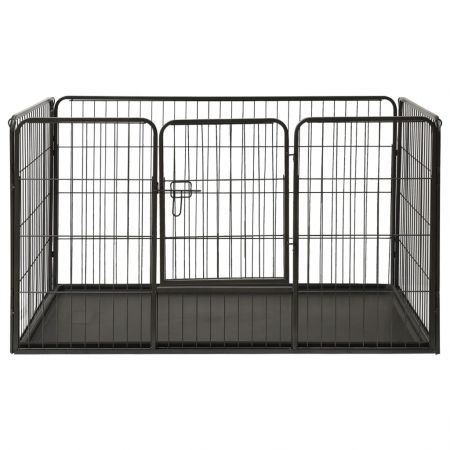 Puppy Playpen Steel 123x77,5x74,5 cm