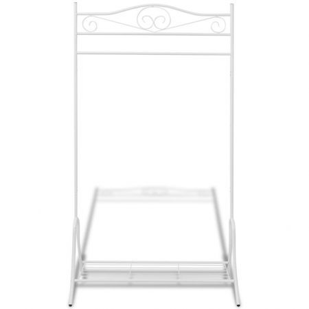 Clothing Rack White Steel