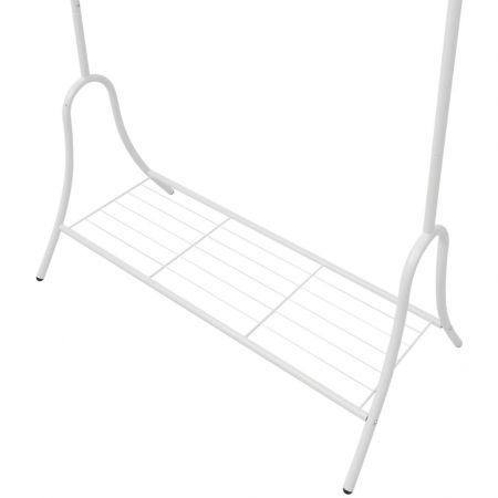 Clothing Rack White Steel