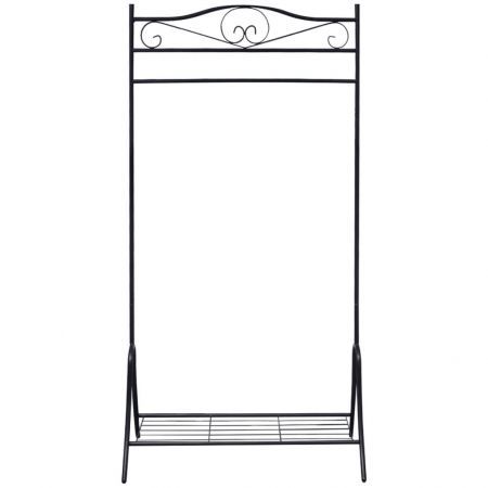 Clothing Rack Black Steel