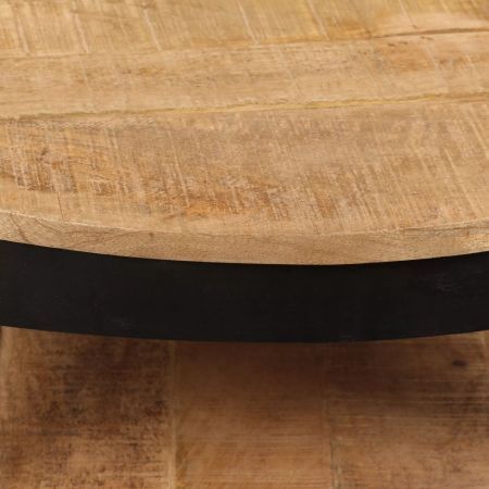 Coffee Table 65 cm Solid Rough Mango Wood