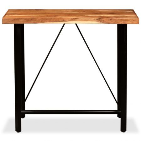 Bar Table 120x60x107 cm Solid Sheesham Wood