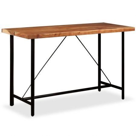 Bar Table 180x70x107 cm Solid Sheesham Wood