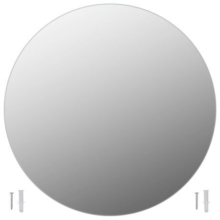 Wall Mirror 50 cm Round Glass