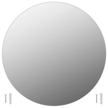 Wall Mirror 70 cm Round Glass