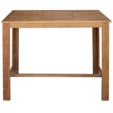 Bar Table Solid Acacia Wood 120x60x105 cm