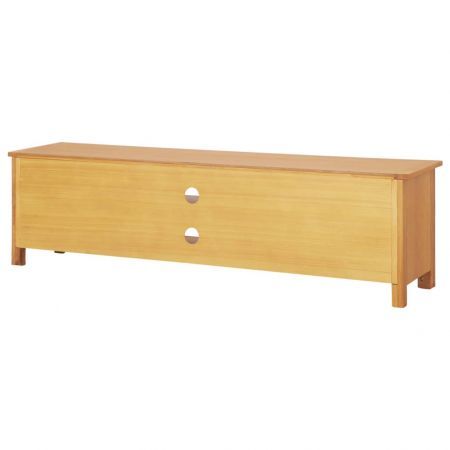 TV Cabinet 165x36x46 cm Solid Oak Wood