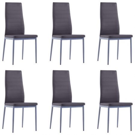 Seven Piece Dining Set Grey