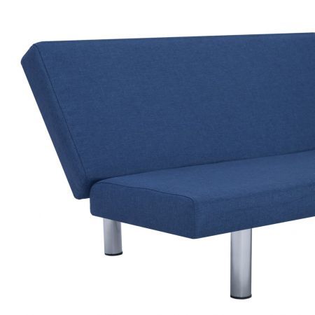 Sofa Bed Blue Polyester