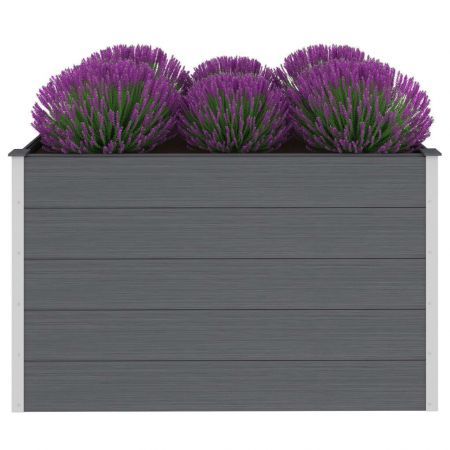 Garden Planter WPC 150x100x91 cm Grey