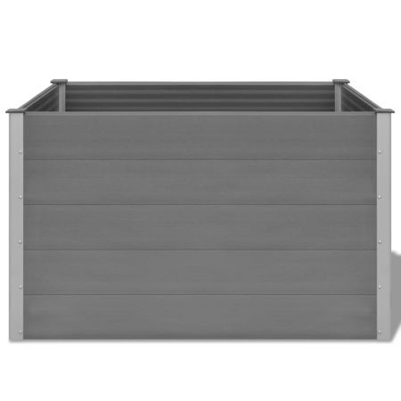 Garden Planter WPC 150x100x91 cm Grey