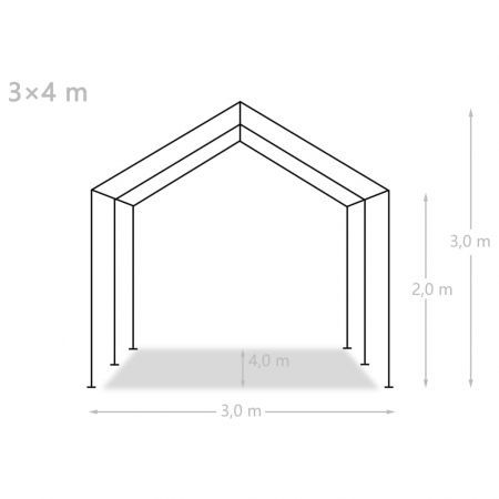 Storage Tent PE 3x4 m White