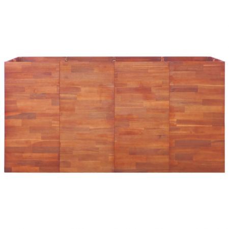 Garden Planter Acacia Wood 200x50x100 cm