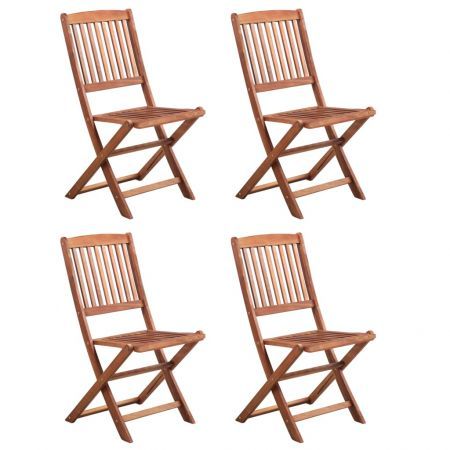 5 Piece Folding Outdoor Dining Set Solid Acacia Wood