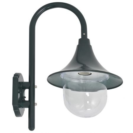 Garden Wall Lamp E27 42 cm Aluminium Dark Green