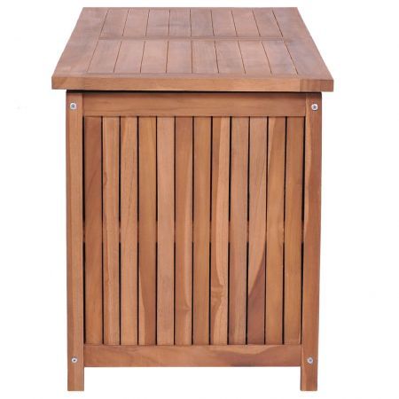 Garden Storage Box 120x50x58 cm Solid Teak Wood