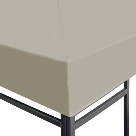 vidaXL Gazebo Top Cover 310 g/m² 3x3 m Beige