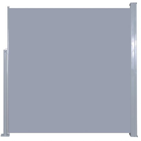 Retractable Side Awning 140 x 300 cm Grey