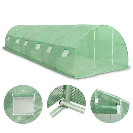 vidaXL Greenhouse 27 cubic metre 900x300x200 cm